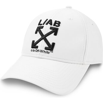 Petten gebogen wit verstelbaar Clamp Arrows PU Leather van L/AB c/o Off-White™
