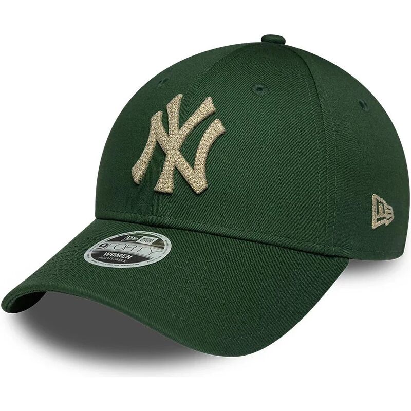petten-gebogen-groen-verstelbaar-9forty-metallic-van-new-york-yankees-mlb-van-new-era
