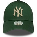 petten-gebogen-groen-verstelbaar-9forty-metallic-van-new-york-yankees-mlb-van-new-era