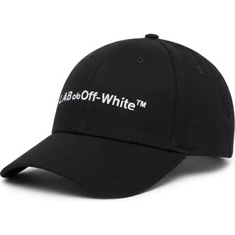 Petten gebogen zwart verstelbaar Horizontal Embroidered Twill van L/AB c/o Off-White™