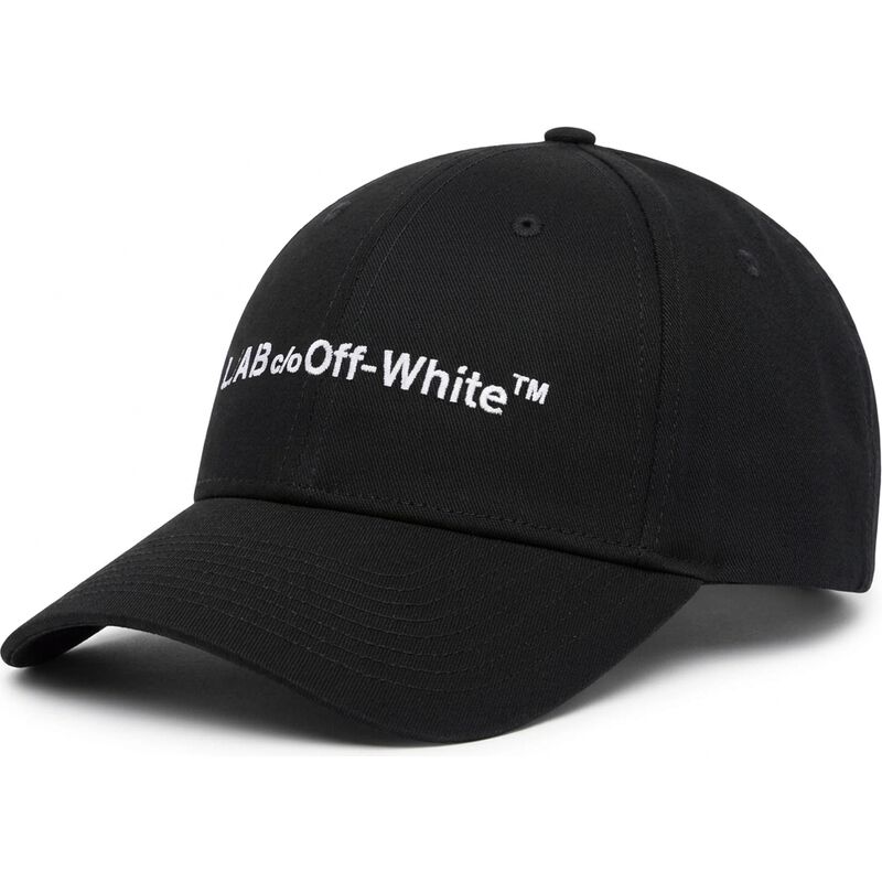 petten-gebogen-zwart-verstelbaar-horizontal-embroidered-twill-van-l-ab-c-o-off-white