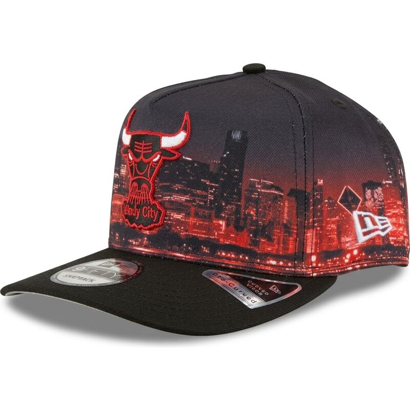 petten-gebogen-meerkleurig-snapback-9fifty-a-frame-precurved-skyline-van-chicago-bulls-nba-van-new-era