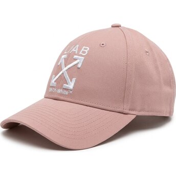 Petten gebogen roze verstelbaar Clamp Arrows Twill van L/AB c/o Off-White™