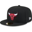 petten-plat-zwart-fitted-59fifty-rhinestone-badge-van-chicago-bulls-nba-van-new-era