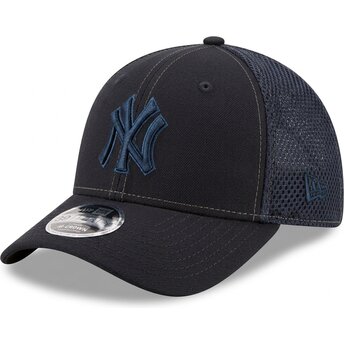 Petten gebogen marineblauw fitted 39THIRTY M-Crown Neo van New York Yankees MLB van New Era