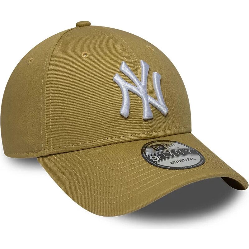 petten-gebogen-khaki-verstelbaar-9forty-league-essential-van-new-york-yankees-mlb-van-new-era