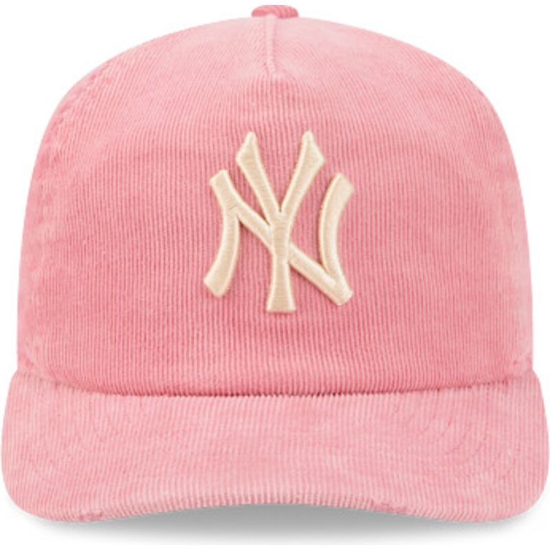 petten-gebogen-roze-verstelbaar-19twenty-precurved-corduroy-pastel-van-new-york-yankees-mlb-van-new-era