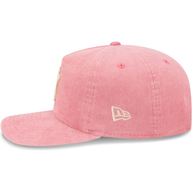 petten-gebogen-roze-verstelbaar-19twenty-precurved-corduroy-pastel-van-new-york-yankees-mlb-van-new-era