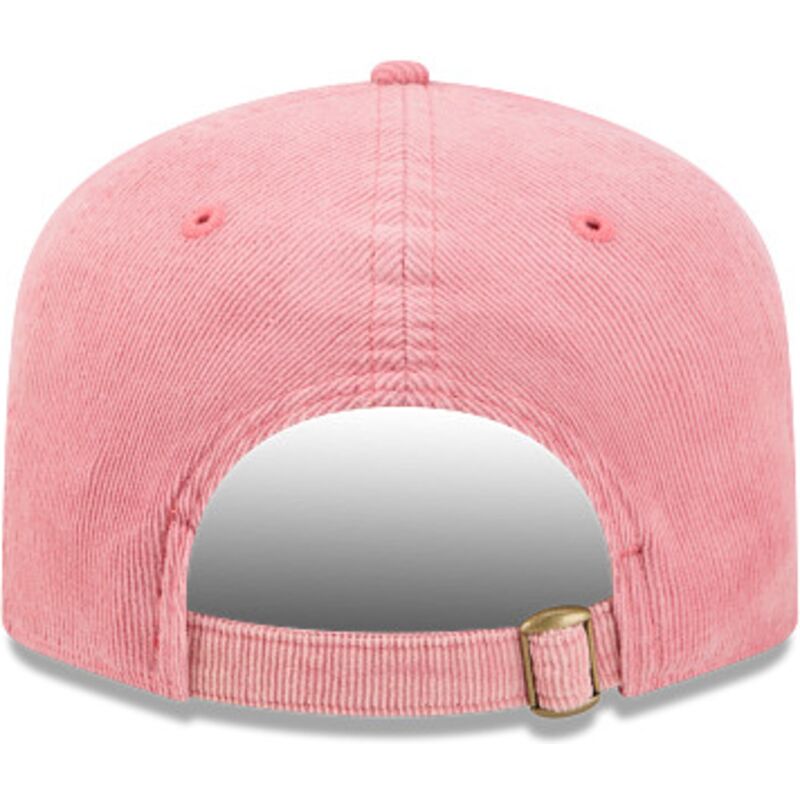 petten-gebogen-roze-verstelbaar-19twenty-precurved-corduroy-pastel-van-new-york-yankees-mlb-van-new-era