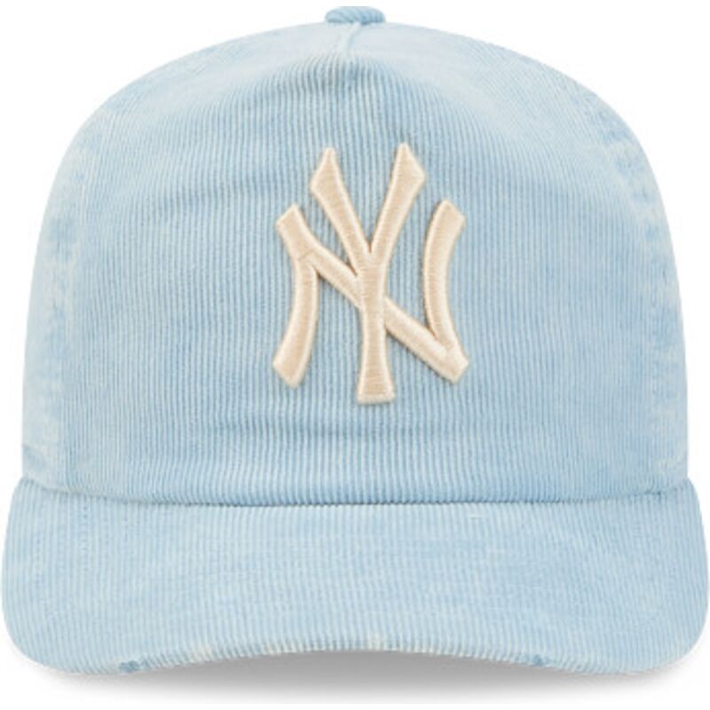 petten-gebogen-blauw-verstelbaar-19twenty-precurved-corduroy-pastel-van-new-york-yankees-mlb-van-new-era