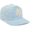 petten-gebogen-blauw-verstelbaar-19twenty-precurved-corduroy-pastel-van-new-york-yankees-mlb-van-new-era
