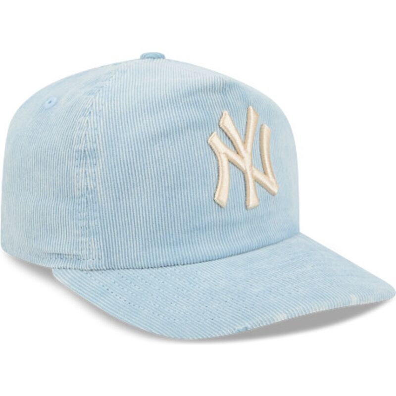 petten-gebogen-blauw-verstelbaar-19twenty-precurved-corduroy-pastel-van-new-york-yankees-mlb-van-new-era
