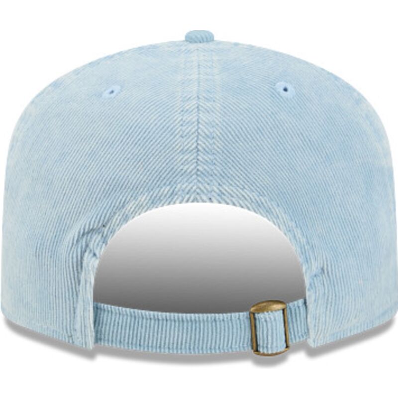 petten-gebogen-blauw-verstelbaar-19twenty-precurved-corduroy-pastel-van-new-york-yankees-mlb-van-new-era