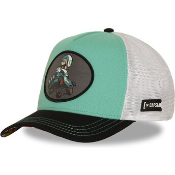 Petten gebogen meerkleurig snapback SMK4 LUI Bros. Luigi Super Mario Bros. van Capslab
