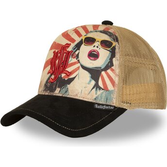 Petten gebogen meerkleurig snapback Nº286 CHE van Rock’nFreeLife