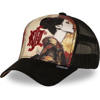 Petten gebogen zwart snapback N°273 Last Kiss van Rock’nFreeLife