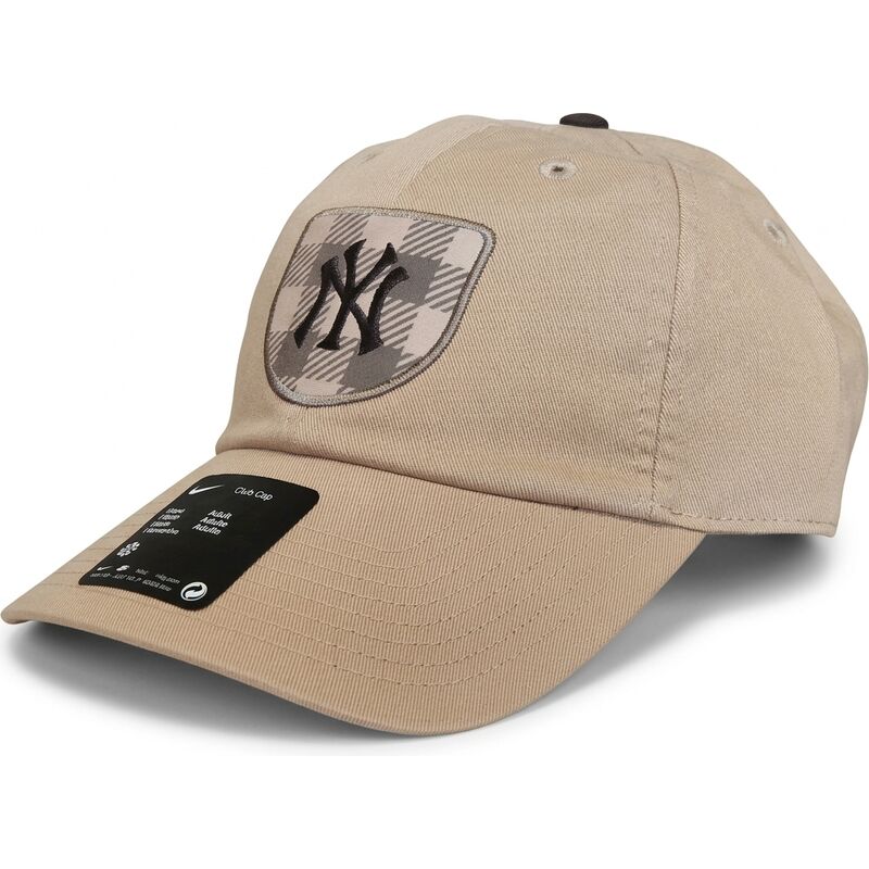 petten-gebogen-beige-verstelbaar-club-unstructured-organic-cotton-hemp-van-new-york-yankees-mlb-van-nike