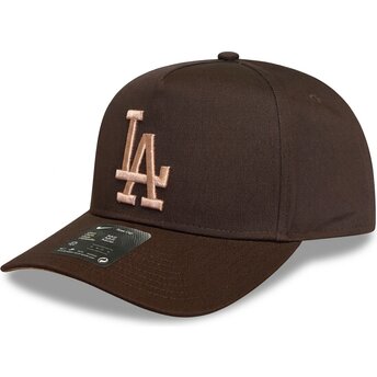 Petten gebogen bruin snapback Rise Structured A-Frame26 van Los Angeles Dodgers MLB van Nike
