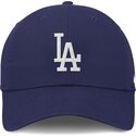 petten-gebogen-blauw-verstelbaar-club-unstructured-organic-cotton-van-los-angeles-dodgers-mlb-van-nike