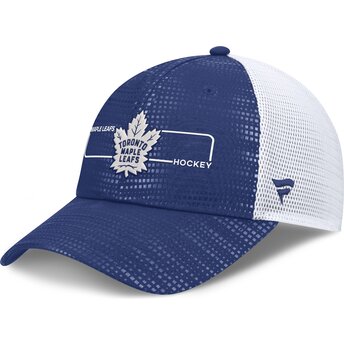 Petten gebogen blauw snapback Structured Meshback van Toronto Maple Leafs NHL van Fanatics