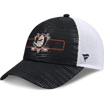 Petten gebogen zwart snapback Structured Meshback van Anaheim Ducks NHL van Fanatics