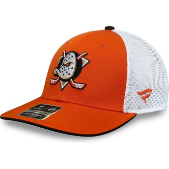 Petten gebogen oranje snapback Structured Mid-Crown van Anaheim Ducks NHL van Fanatics
