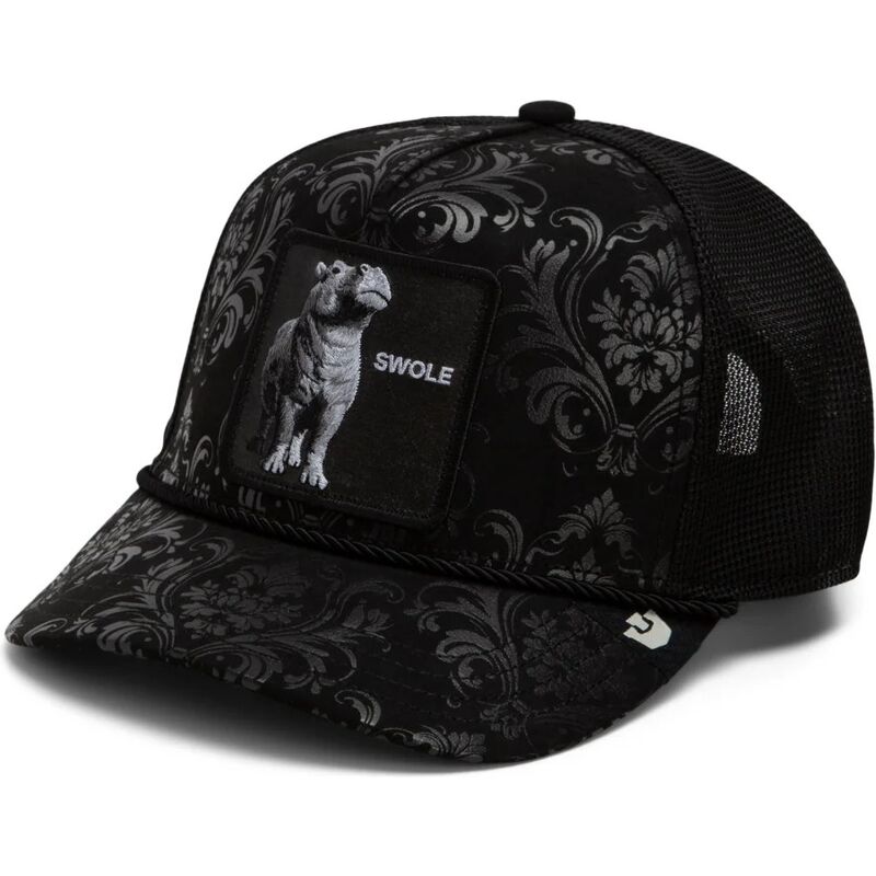 petten-gebogen-zwart-snapback-swole-gilded-beast-the-farm-goorin-bros