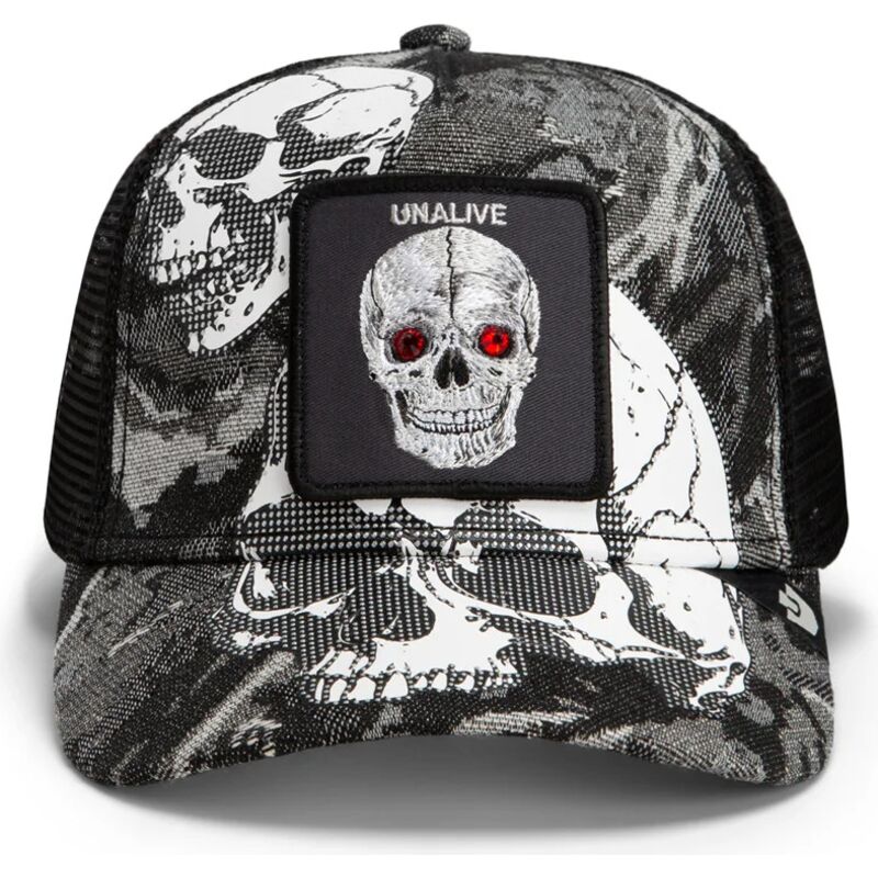 petten-gebogen-zwart-snapback-bone-head-unalive-the-farm-goorin-bros