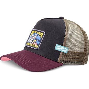 Petten gebogen meerkleurig snapback HFT Surf´N Diner van Coastal