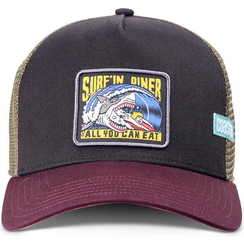 petten-gebogen-meerkleurig-snapback-hft-surfn-diner-van-coastal