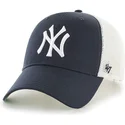 petten-gebogen-marineblauw-snapback-van-new-york-yankees-mlb-van-47-brand