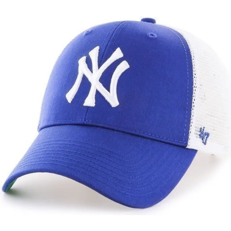 petten-gebogen-blauw-snapback-van-new-york-yankees-mlb-van-47-brand petten-gebogen-blauw-snapback-van-new-york-yankees-mlb-van-47-brand