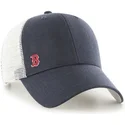 petten-gebogen-marineblauw-snapback-van-boston-red-sox-mlb-van-47-brand