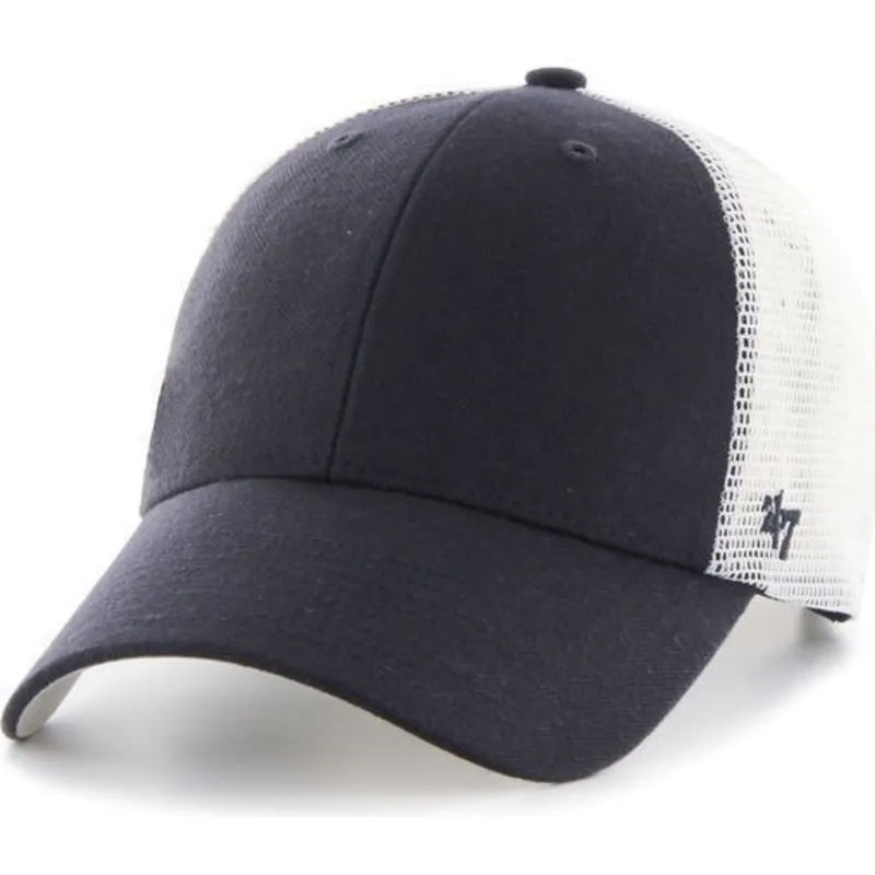 petten-gebogen-marineblauw-snapback-van-boston-red-sox-mlb-van-47-brand
