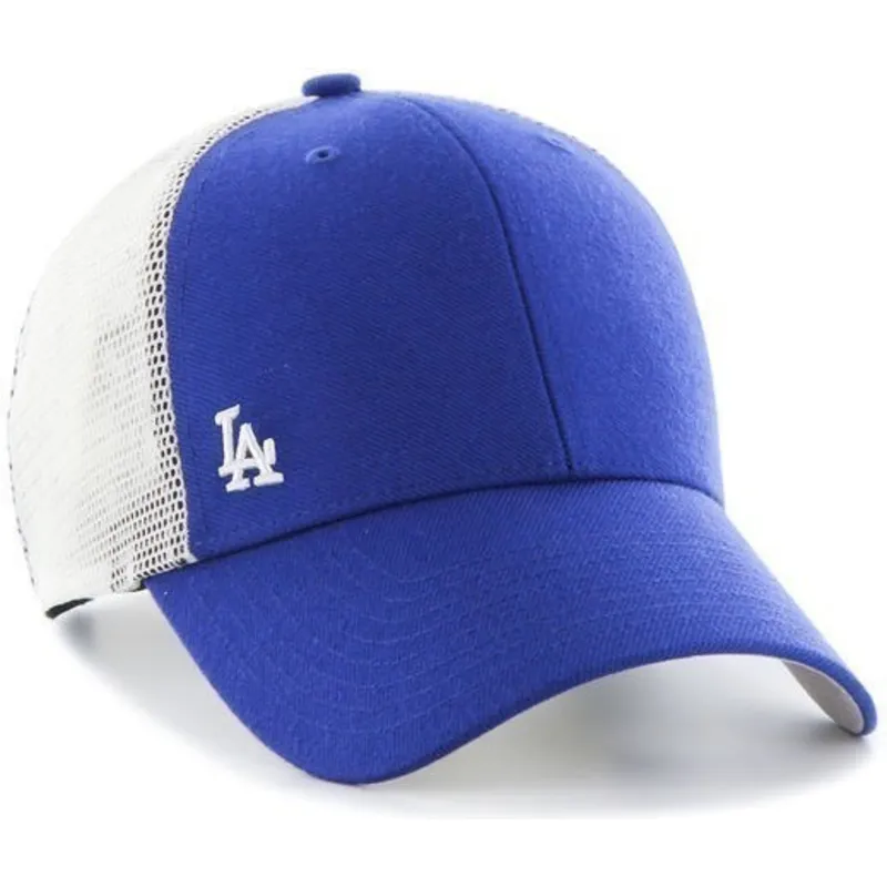 petten-gebogen-blauw-snapback-van-los-angeles-dodgers-mlb-van-47-brand