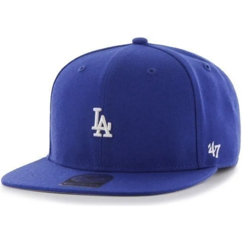 petten-plat-blauw-snapback-van-los-angeles-dodgers-mlb-van-47-brand