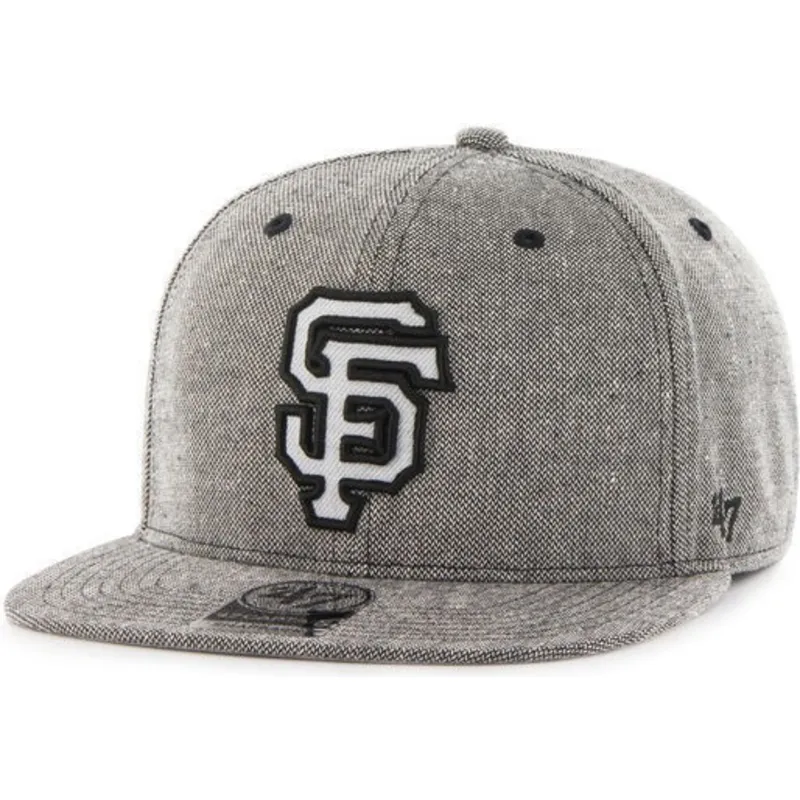 petten-plat-zwart-snapback-tejido-vaquero-van-san-francisco-giants-mlb-van-47-brand