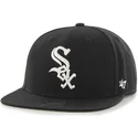 petten-plat-zwart-snapback-van-chicago-white-sox-mlb-van-47-brand