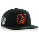 petten-plat-zwart-snapback-lateral-van-baltimore-orioles-mlb-van-47-brand