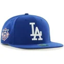 petten-plat-blauw-snapback-lateral-van-los-angeles-dodgers-mlb-van-47-brand