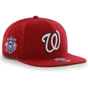 petten-plat-rood-snapback-lateral-van-washington-nationals-mlb-van-47-brand
