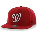 petten-plat-rood-snapback-lateral-van-washington-nationals-mlb-van-47-brand