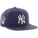 petten-plat-paars-snapback-lateral-van-new-york-yankees-mlb-van-47-brand
