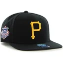 petten-plat-zwart-snapback-lateral-van-pittsburgh-pirates-mlb-van-47-brand