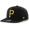 petten-plat-zwart-snapback-lateral-van-pittsburgh-pirates-mlb-van-47-brand