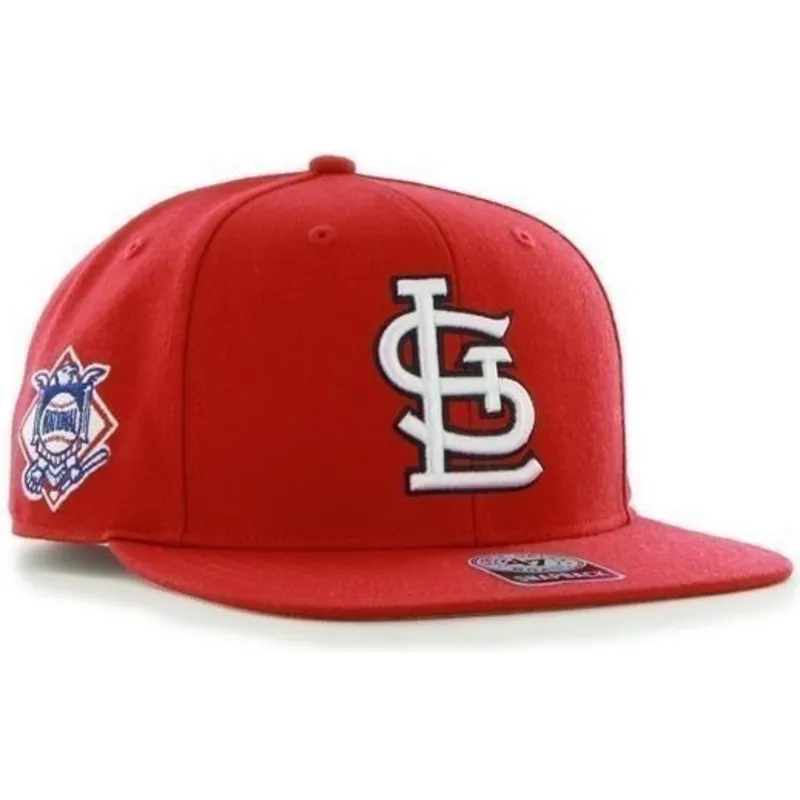 petten-plat-rood-snapback-lateral-van-st-louis-cardinals-mlb-van-47-brand