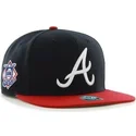 petten-plat-marineblauw-snapback-van-atlanta-braves-mlb-van-47-brand