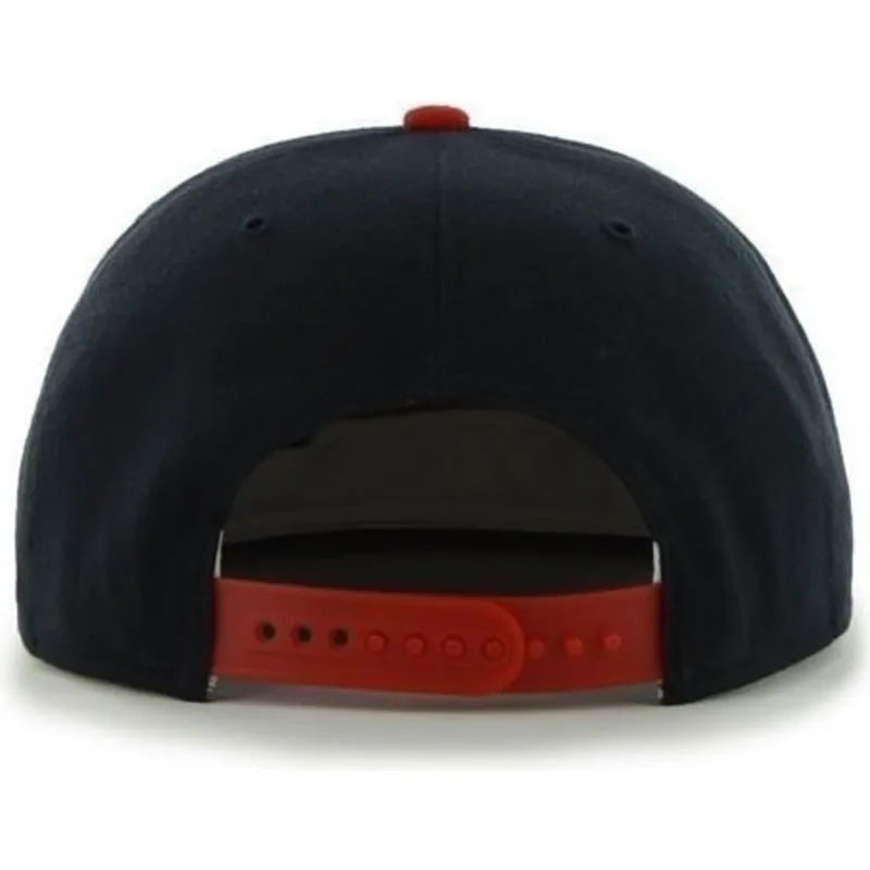 petten-plat-marineblauw-snapback-van-atlanta-braves-mlb-van-47-brand