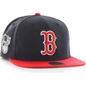 petten-plat-marineblauw-snapback-van-boston-red-sox-mlb-van-47-brand