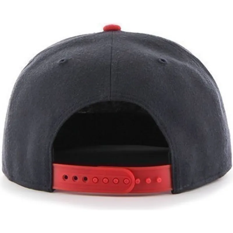 petten-plat-marineblauw-snapback-van-boston-red-sox-mlb-van-47-brand petten-plat-marineblauw-snapback-van-boston-red-sox-mlb-van-47-brand